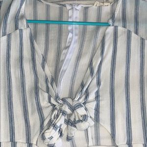 blue stripped dress:)